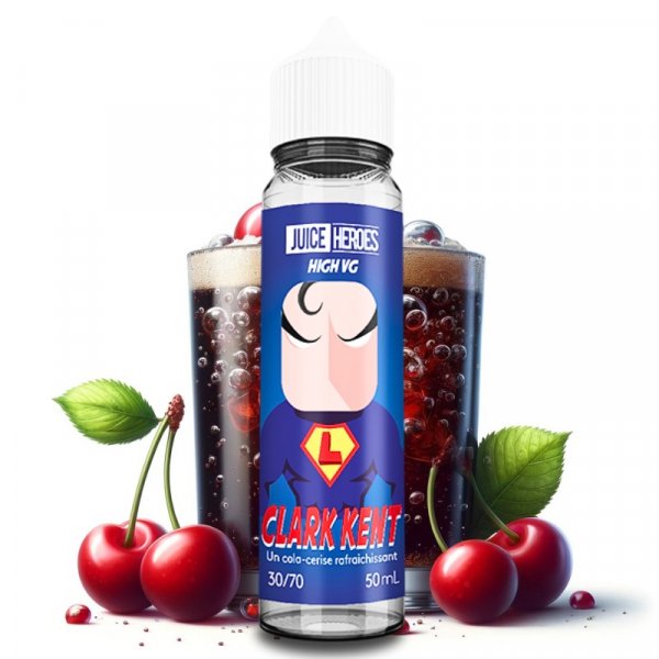 E liquide Clark Kent 50ML Liquideo Heroes -  0 mg