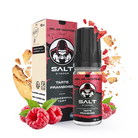 E liquide Tarte Framboise 10ML Le french liquide Wonderful : 10mg