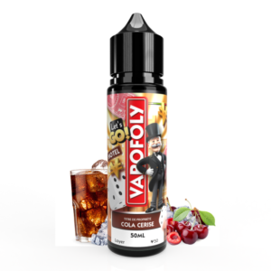 E liquide 50ml VapoFoly - Saveur : Cola Cerise -  0 mg